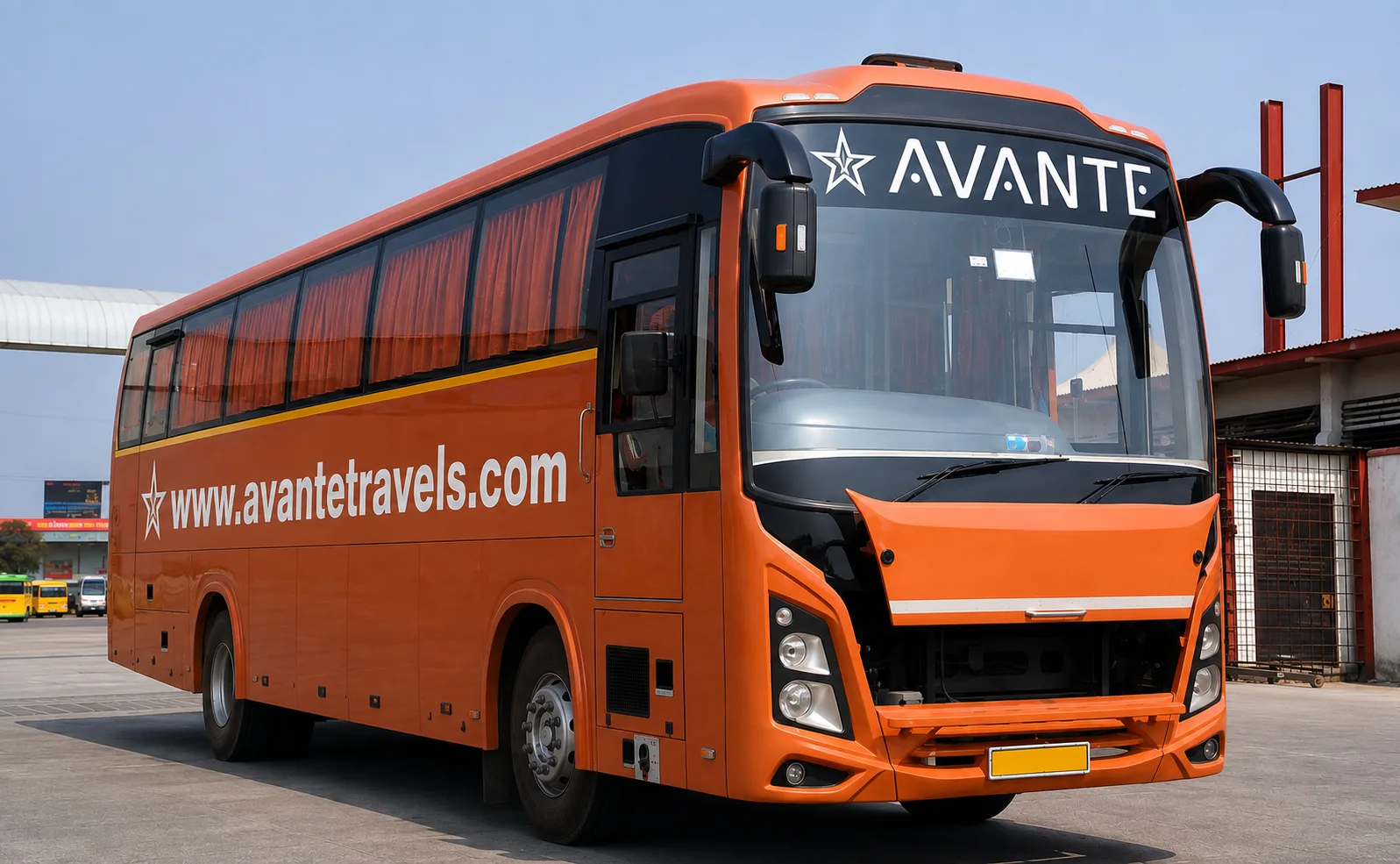 Luxury coach 49 seater exterior