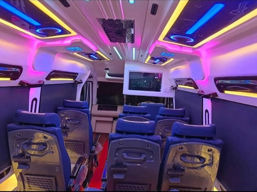 Tempo traveller, down the aisle