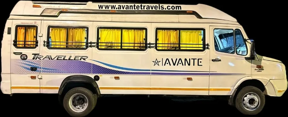 Tempo traveller force exterior branding