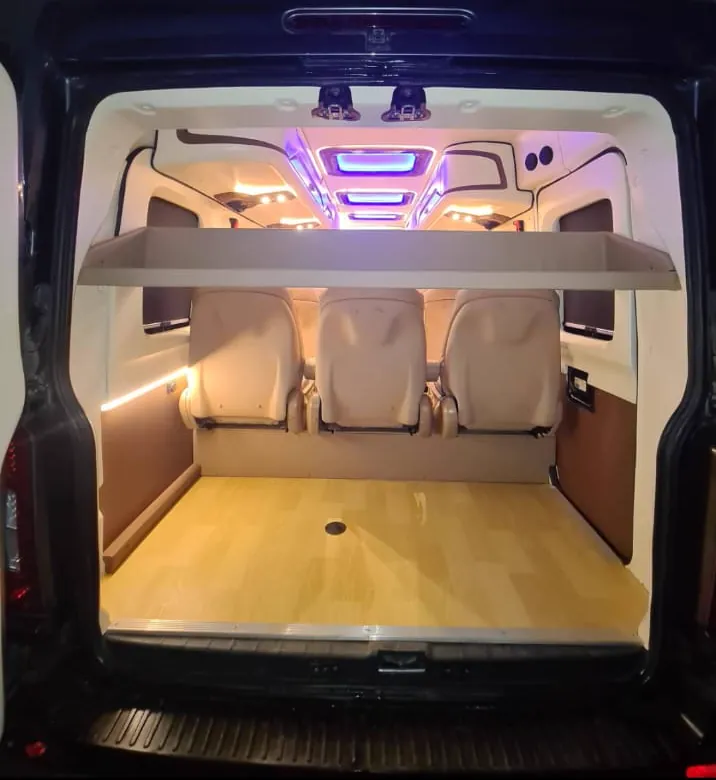 10 seater Maharaja Urbania, screen and ceiling